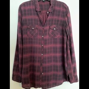Plaid blouse